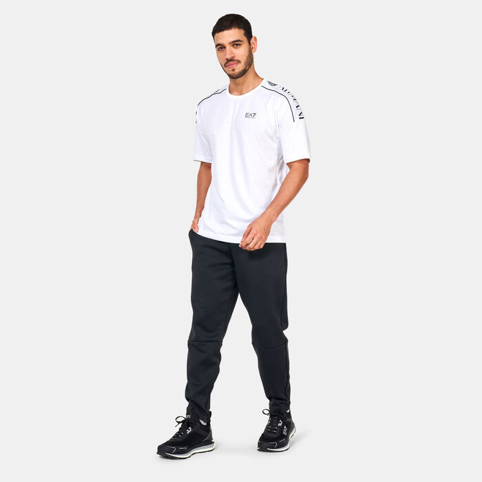 EA7 Emporio Armani Men's Logo T-Shirt White EA7 Emporio Armani Men's Logo T-Shirt White image number 2