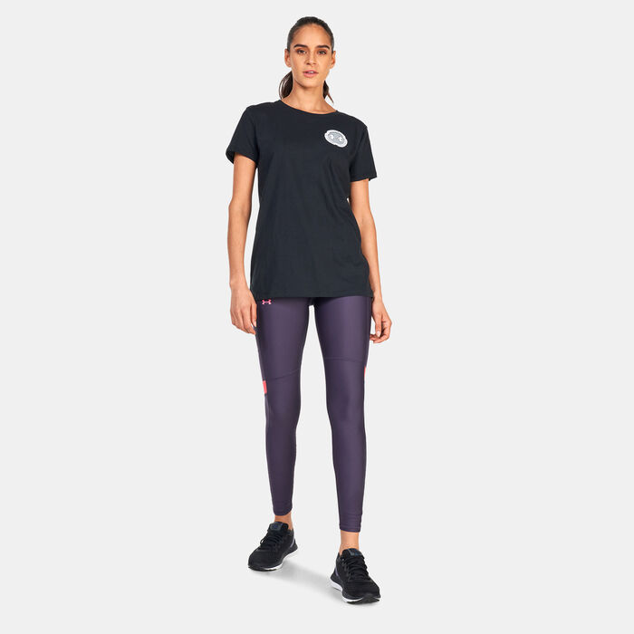 Under Armour Women's UA Collegiate Varsity T-Shirt Black Under Armour Women's UA Collegiate Varsity T-Shirt Black image number 2