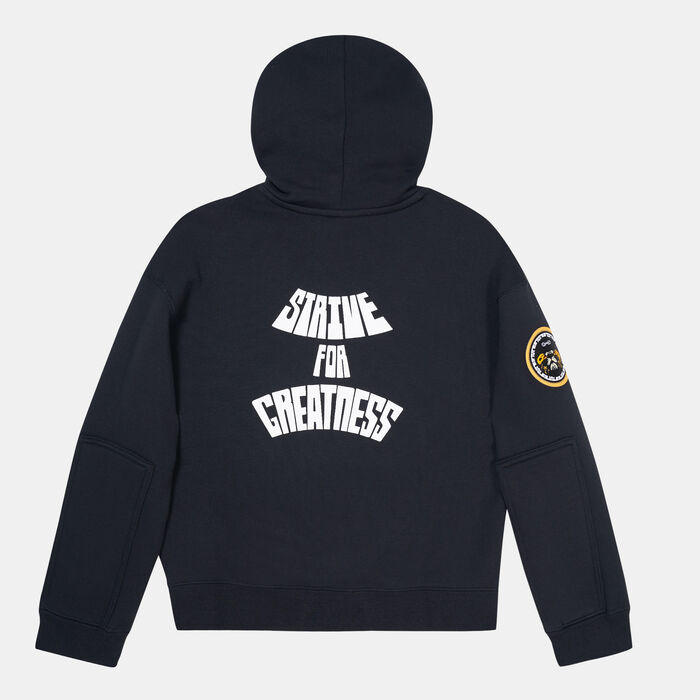 Nike Kids' LBJ Pullover Hoodie Black image number 1