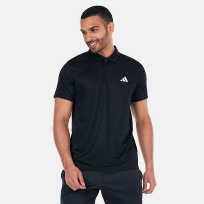 adidas Men's Train Essentials Training Polo Shirt Black