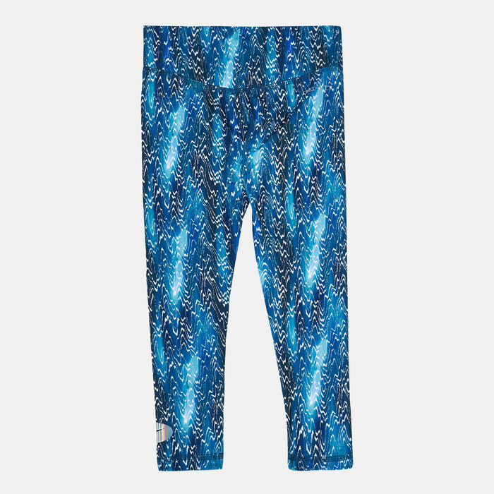 Nike Kids' Icon Clash Printed Leggings Blue Nike Kids' Icon Clash Printed Leggings Blue image number 1