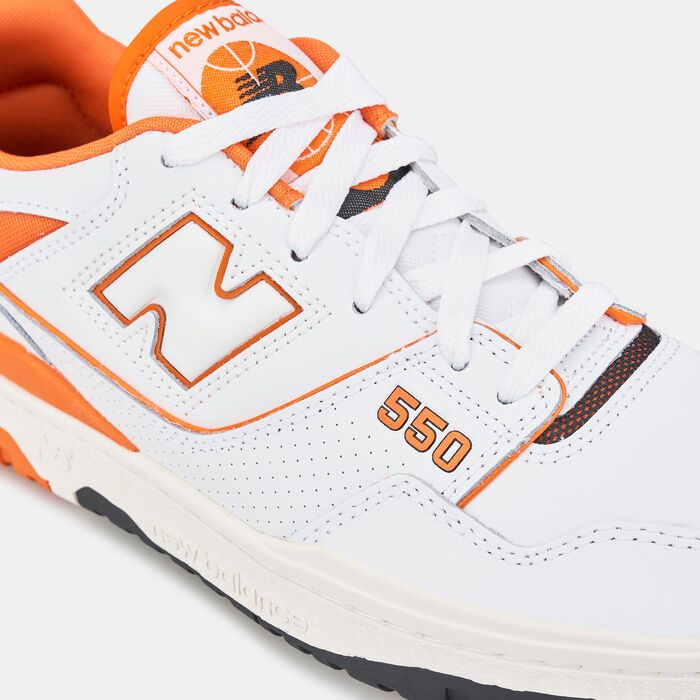 New Balance Men's BB550 Shoes White image number 5