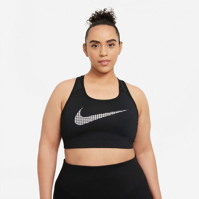 Buy Nike Women's Dri-FIT Swoosh Icon Clash Sports Bra (Plus Size) Black in  KSA -SSS