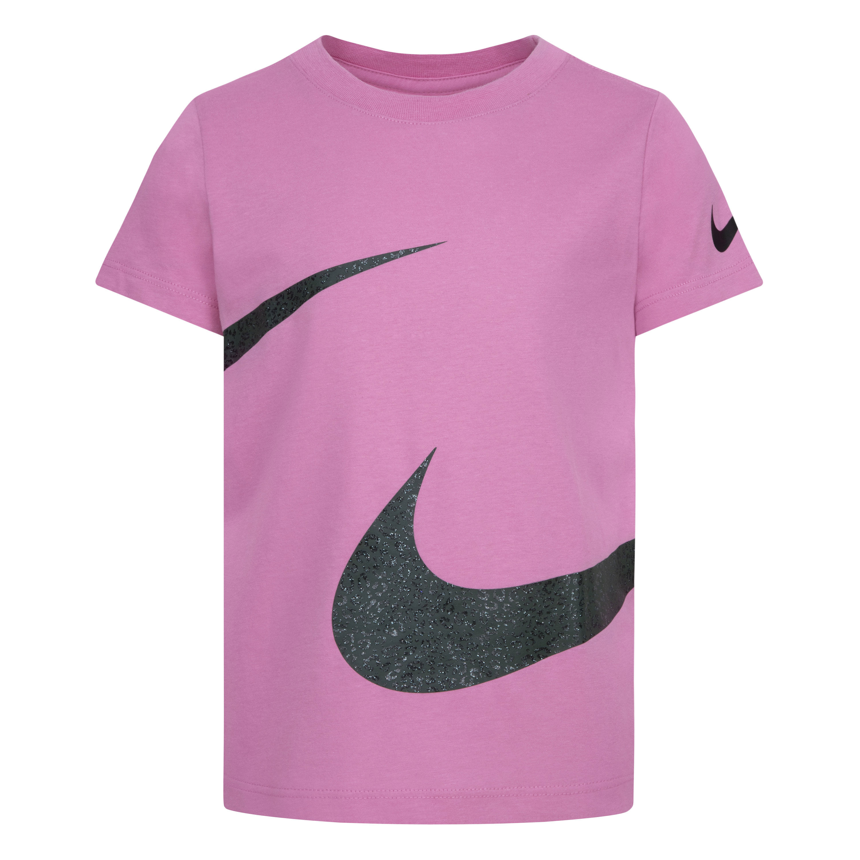 nike swoosh pink top