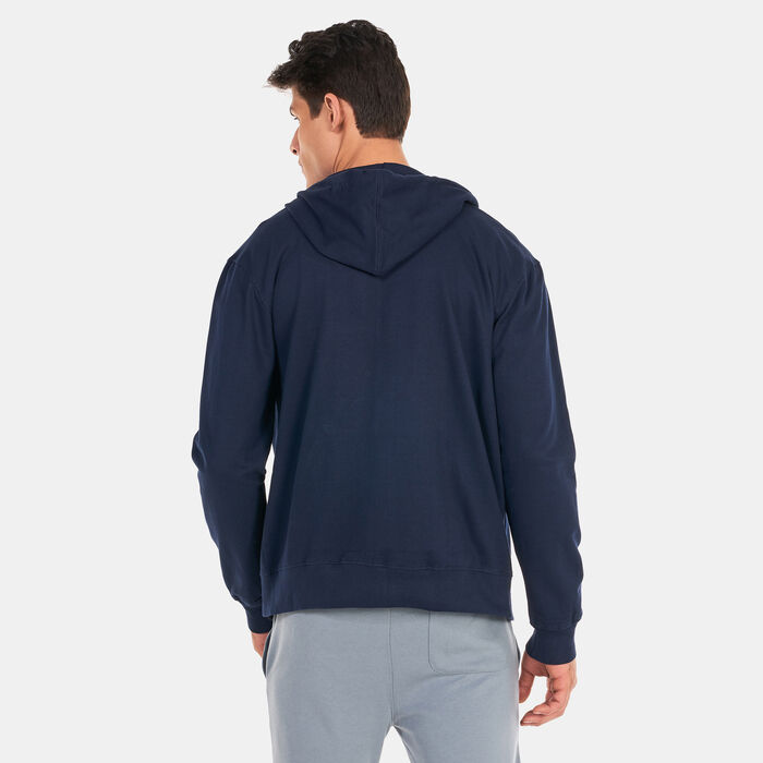 Sun and Sand Sports Men's Zipper Hoodie Blue Sun and Sand Sports Men's Zipper Hoodie Blue image number 1