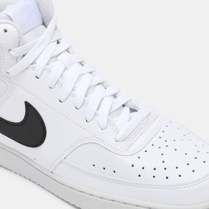 Nike Men's Court Vision Mid Next Nature Shoes White image number 4