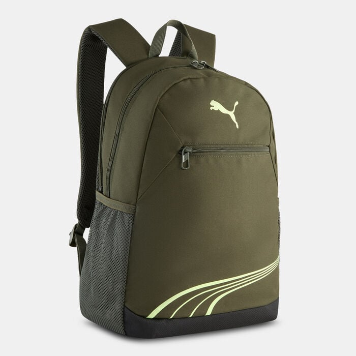 PUMA Kids' Fundamental Backpack Green PUMA Kids' Fundamental Backpack Green image number 0