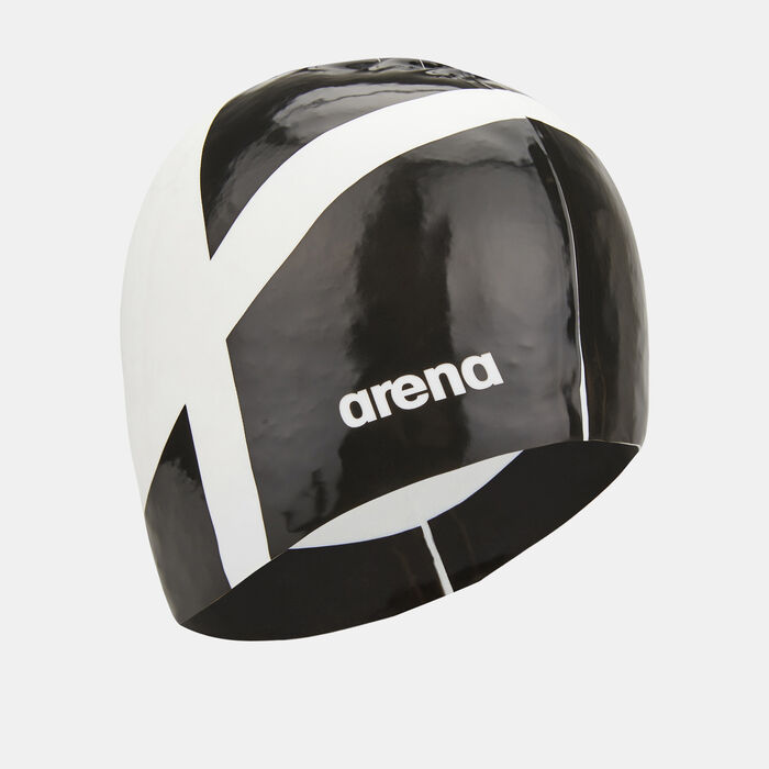 Arena 50th Team Stripe Swimming Cap White image number 2