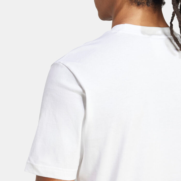 adidas Men's Essentials T-Shirt White adidas Men's Essentials T-Shirt White image number 3