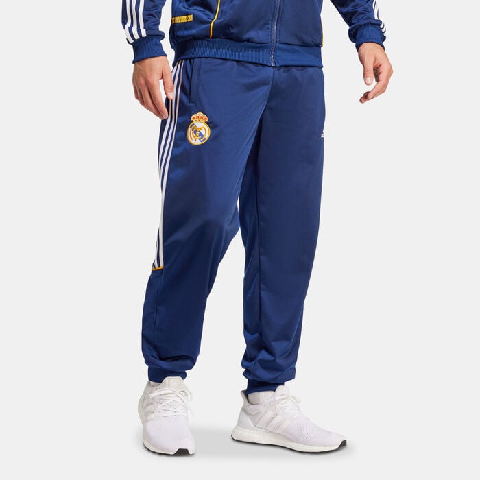 adidas Men's Real Madrid 99/00 Football Track Pants Blue adidas Men's Real Madrid 99/00 Football Track Pants Blue image number 2