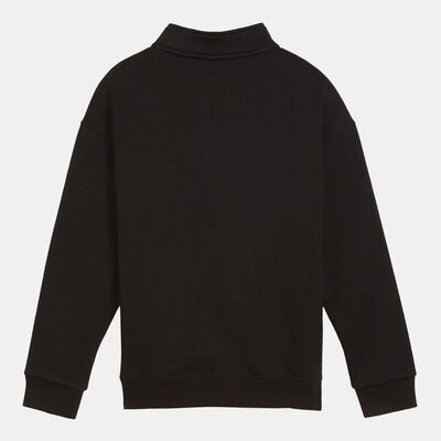 PUMA Kids' Squad 1/2-Zip Hoodie Black