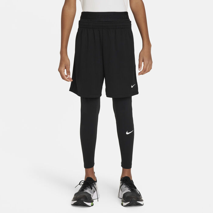 Nike Kids' Pro Dri-FIT Tights Black Nike Kids' Pro Dri-FIT Tights Black image number 0