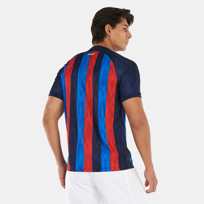 Nike Men's Dri-FIT F.C. Barcelona Stadium Home Jersey - 20222/23 Blue Nike Men's Dri-FIT F.C. Barcelona Stadium Home Jersey - 20222/23 Blue image number 1