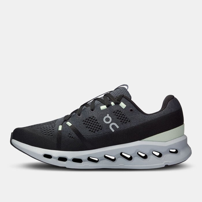 On Men's Cloudsurfer Running Shoes Black On Men's Cloudsurfer Running Shoes Black image number 2