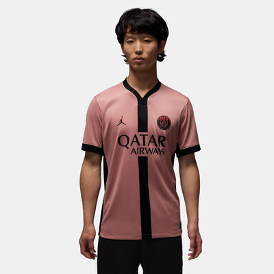 Jordan Men's Paris Saint-Germain 24/25 Third Football Replica Jersey Peach