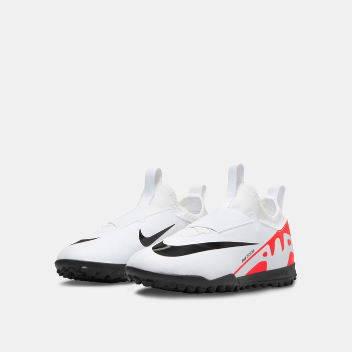 Nike Kids' Mercurial Vapor 15 Academy Turf Football Shoes (Younger and Older Kids) White image number 1