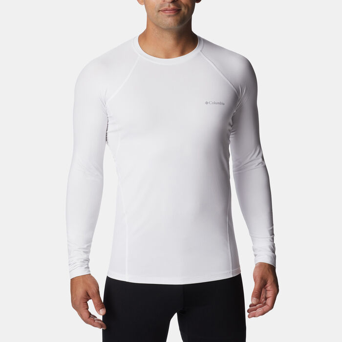 Columbia Men's Midweight Stretch Long Sleeve T-Shirt White image number 0