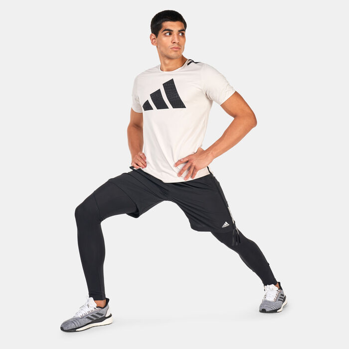 adidas Men's Best of adidas Training T-Shirt Beige adidas Men's Best of adidas Training T-Shirt Beige image number 2