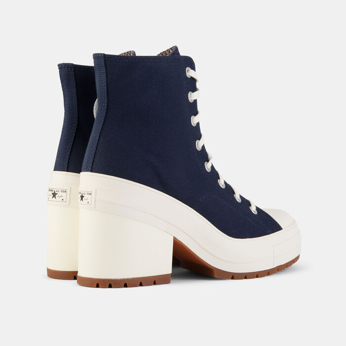 Converse Women's Chuck 70 De Luxe Platform Shoes Blue Converse Women's Chuck 70 De Luxe Platform Shoes Blue image number 2