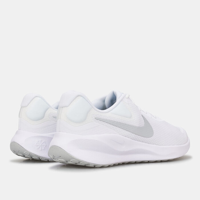 Nike Men's Revolution 7 Road Running Shoes White image number 3