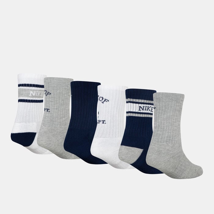Nike Varsity Crew Socks (6 Pairs) Black Nike Varsity Crew Socks (6 Pairs) Black image number 1