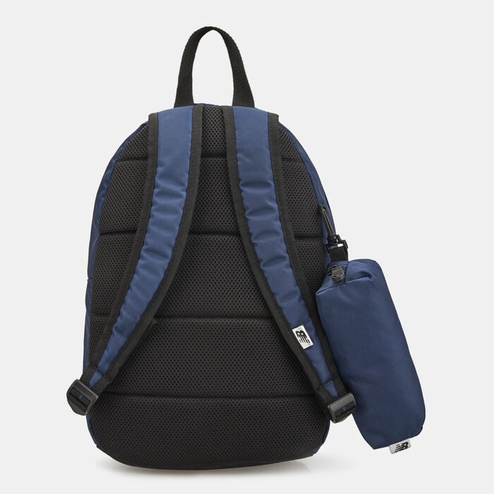 New Balance Kids' Logo Backpack with Pencil Case Blue New Balance Kids' Logo Backpack with Pencil Case Blue image number 1