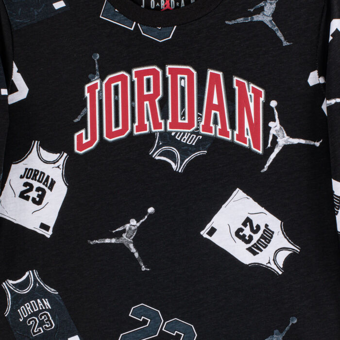 Jordan Kids' 23 Jersey Sweatshirt and Sweatpants Set Black Jordan Kids' 23 Jersey Sweatshirt and Sweatpants Set Black image number 2