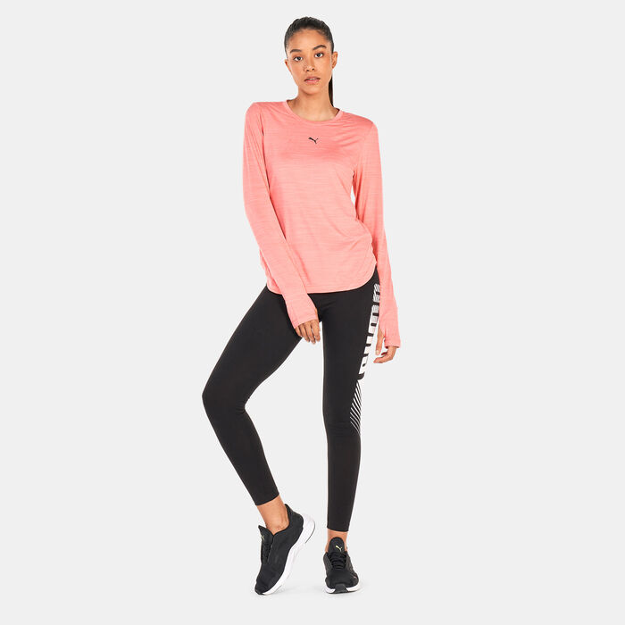 PUMA Women's CLOUDSPUN Long Sleeve T-Shirt Pink PUMA Women's CLOUDSPUN Long Sleeve T-Shirt Pink image number 2