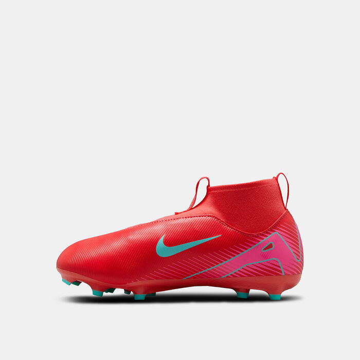 Nike Kids' Mercurial Superfly 10 Academy Multi-Ground Football Shoes Red image number 2