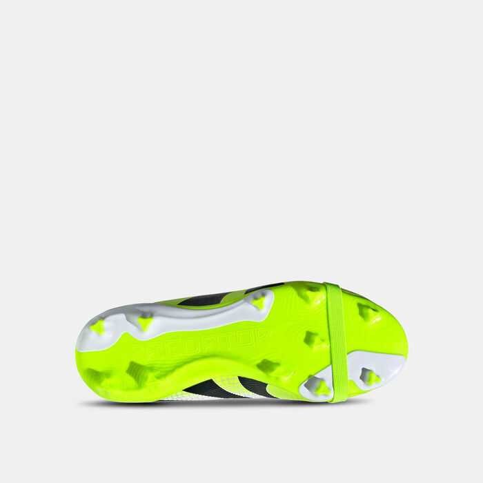 adidas Kids' Predator League Fold-Over Tongue Firm/Multi-Ground Football Shoes White image number 3
