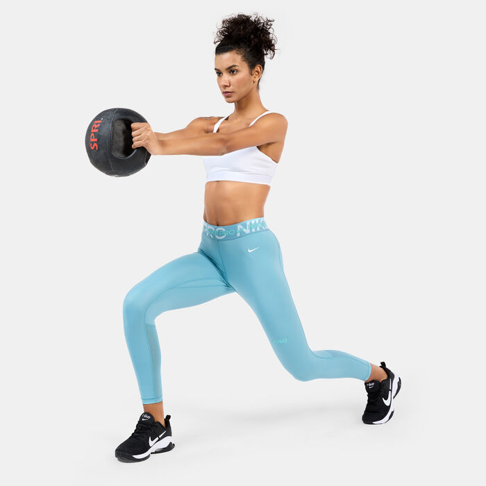 Nike Women's Indy Medium-Support Sports Bra White image number 5