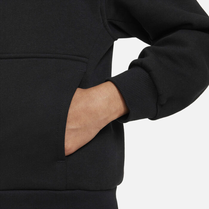 Nike Kids' Sportswear Club Fleece Full-Zip Hoodie Black image number 3