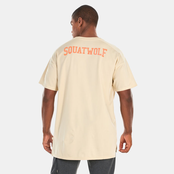 SQUATWOLF Men's Oversized T-Shirt Brown SQUATWOLF Men's Oversized T-Shirt Brown image number 1