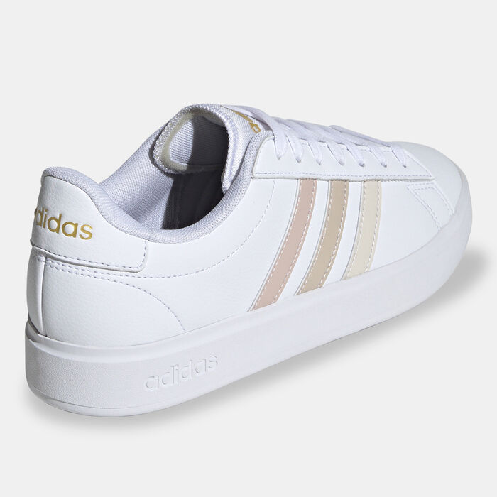 adidas Women's Grand Court 2.0 Shoes White adidas Women's Grand Court 2.0 Shoes White image number 2