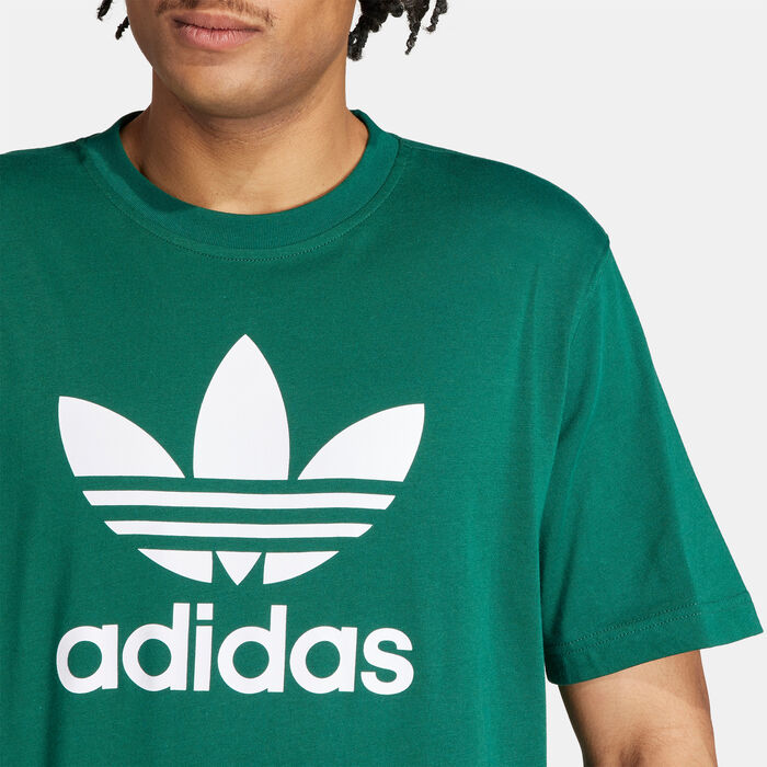 adidas Originals Men's Adicolor Trefoil T-Shirt Green adidas Originals Men's Adicolor Trefoil T-Shirt Green image number 3