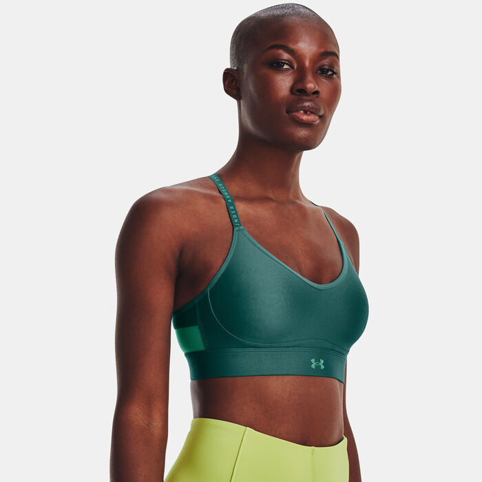 Under Armour Women's Infinity Covered Sports Bra Green image number 0