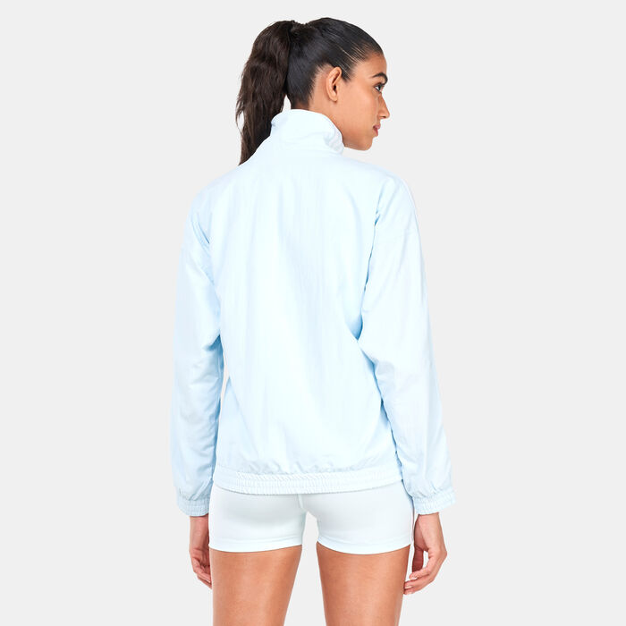 adidas Originals Women's Adicolor Classics Lock-Up Track Jacket Blue adidas Originals Women's Adicolor Classics Lock-Up Track Jacket Blue image number 1