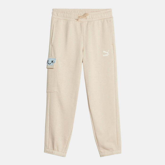 PUMA Kids' Classics Mix Match Sweatpants Beige PUMA Kids' Classics Mix Match Sweatpants Beige image number 0