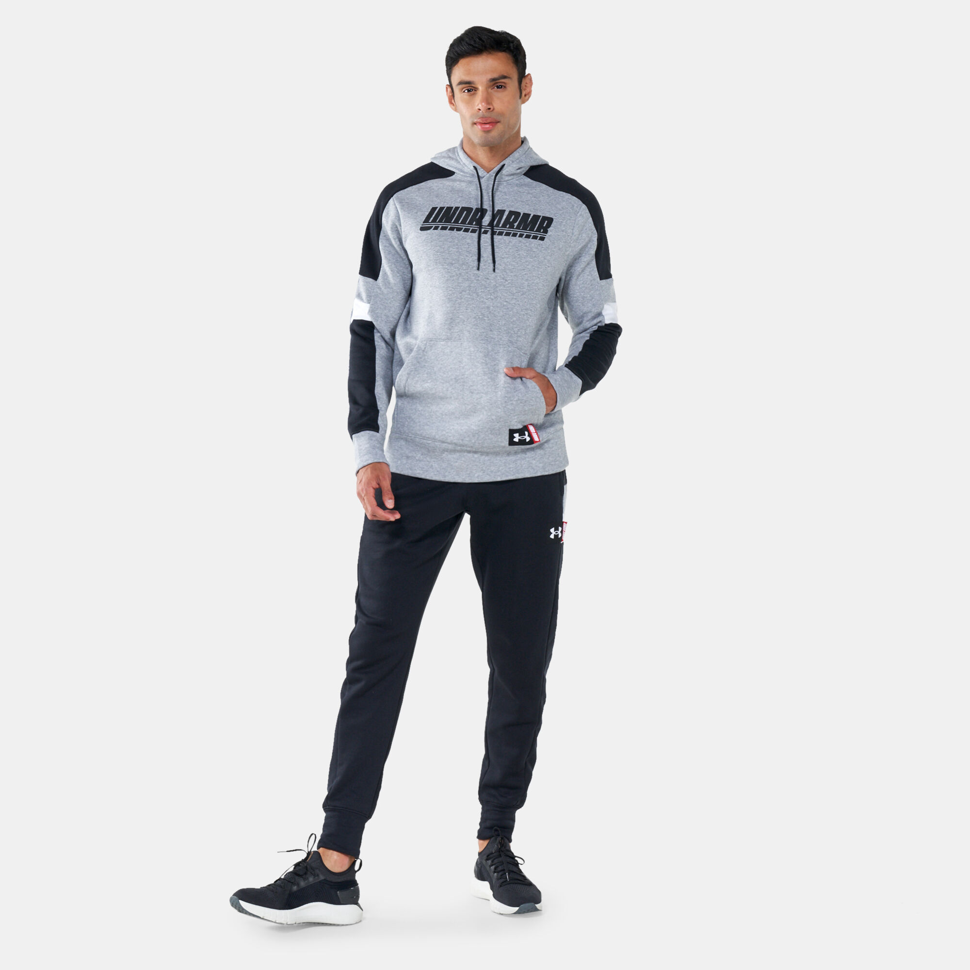 Men s UA Baseline Fleece Hoodie Blue Under Armour in KSA SSS
