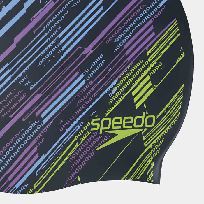 Speedo Reversible Moulded Silicone Swimming Cap Multi-Color Speedo Reversible Moulded Silicone Swimming Cap Multi-Color image number 3
