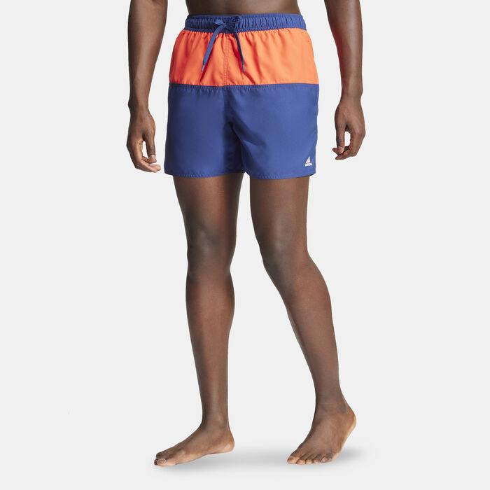 adidas Men's Colourblock CLX Swimming Shorts Blue image number 0