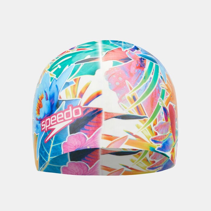 Speedo Digital Printed Swimming Cap Multi-Color Speedo Digital Printed Swimming Cap Multi-Color image number 0