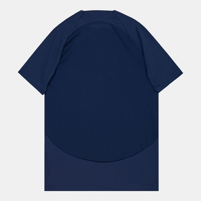 Nike Kids' Paris Saint-Germain F.C. Academy Pro Dri-FIT Football Jersey (Older Kids) Blue Nike Kids' Paris Saint-Germain F.C. Academy Pro Dri-FIT Football Jersey (Older Kids) Blue image number 1