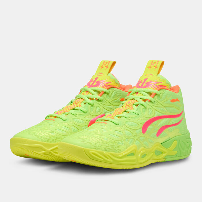 PUMA Men's MB.04 Gem Basketball Shoes Green PUMA Men's MB.04 Gem Basketball Shoes Green image number 1