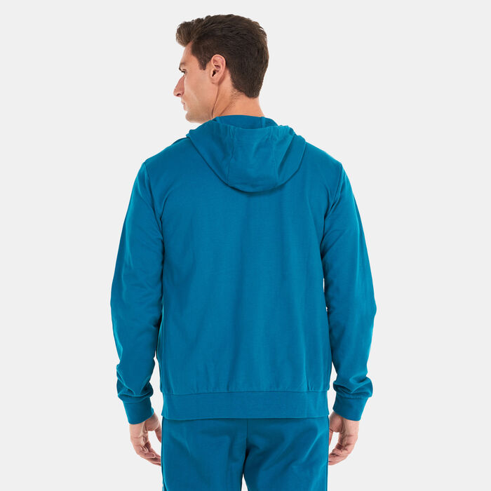 EA7 Emporio Armani Men's Train Visibility Hoodie Blue EA7 Emporio Armani Men's Train Visibility Hoodie Blue image number 1