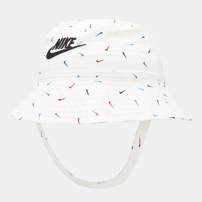 Nike Kids' Futura Bucket Hat White Nike Kids' Futura Bucket Hat White image number 2