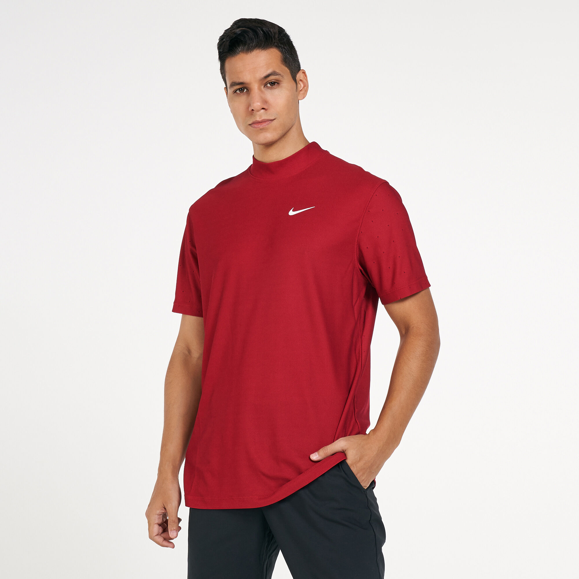 Tiger woods red nike t shirt Outlet