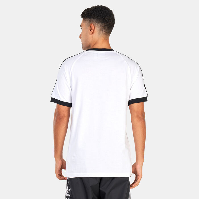 adidas Originals Men's Adicolor Classics 3-Stripes T-Shirt White adidas Originals Men's Adicolor Classics 3-Stripes T-Shirt White image number 1