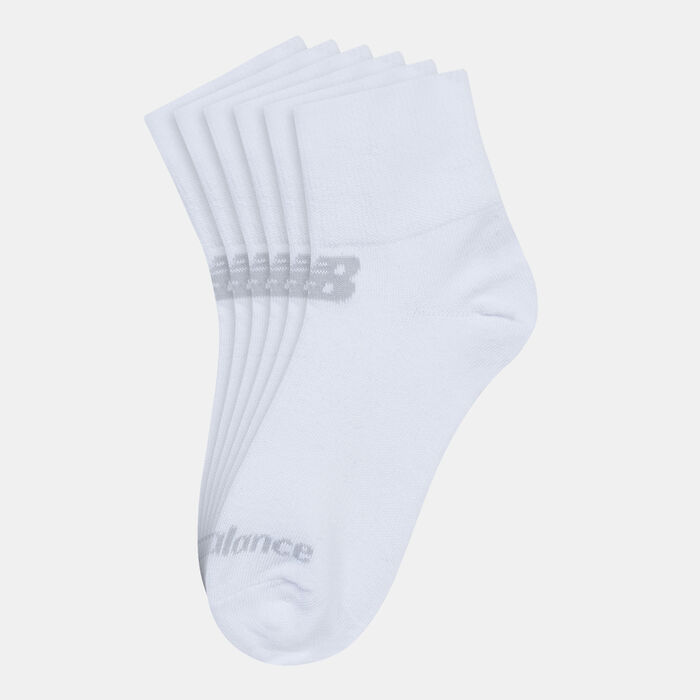 New Balance Performance Flat Knit Ankle Socks (6 Pack) White New Balance Performance Flat Knit Ankle Socks (6 Pack) White image number 0