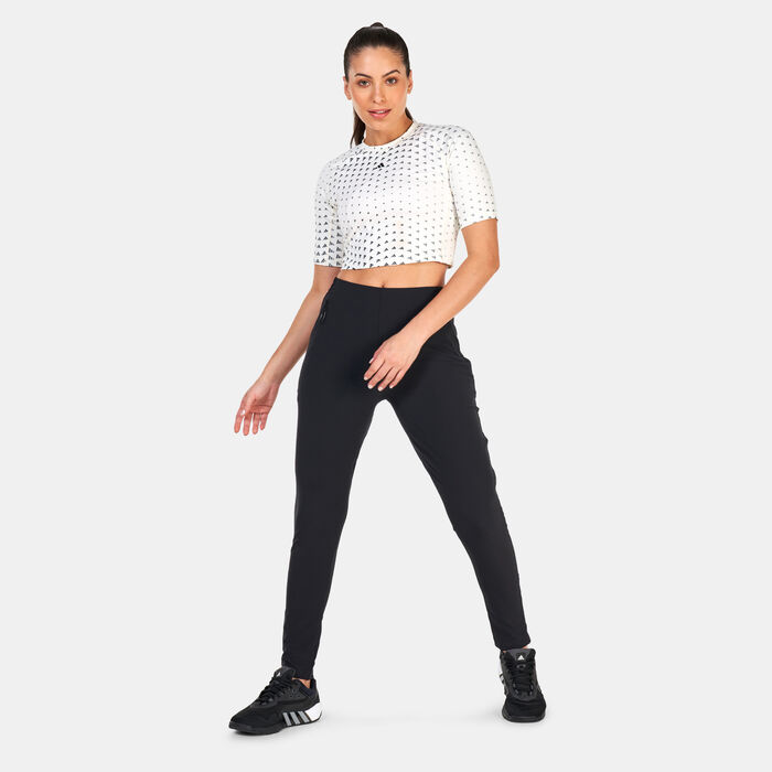 adidas Women's Brand Love Performance T-Shirt White adidas Women's Brand Love Performance T-Shirt White image number 2
